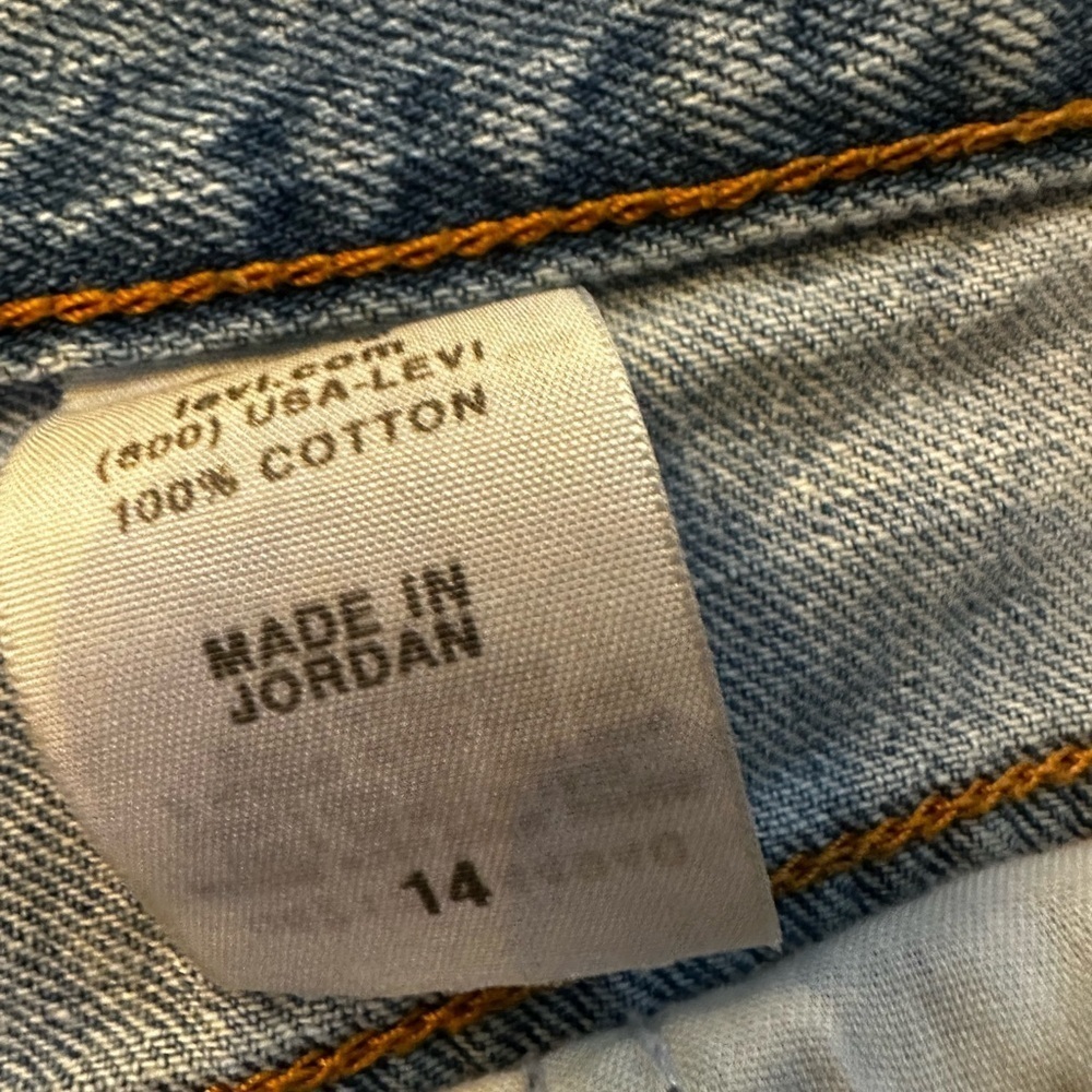 Levi's Light Blue Jean Shorts for Men - Picture 3 of 5